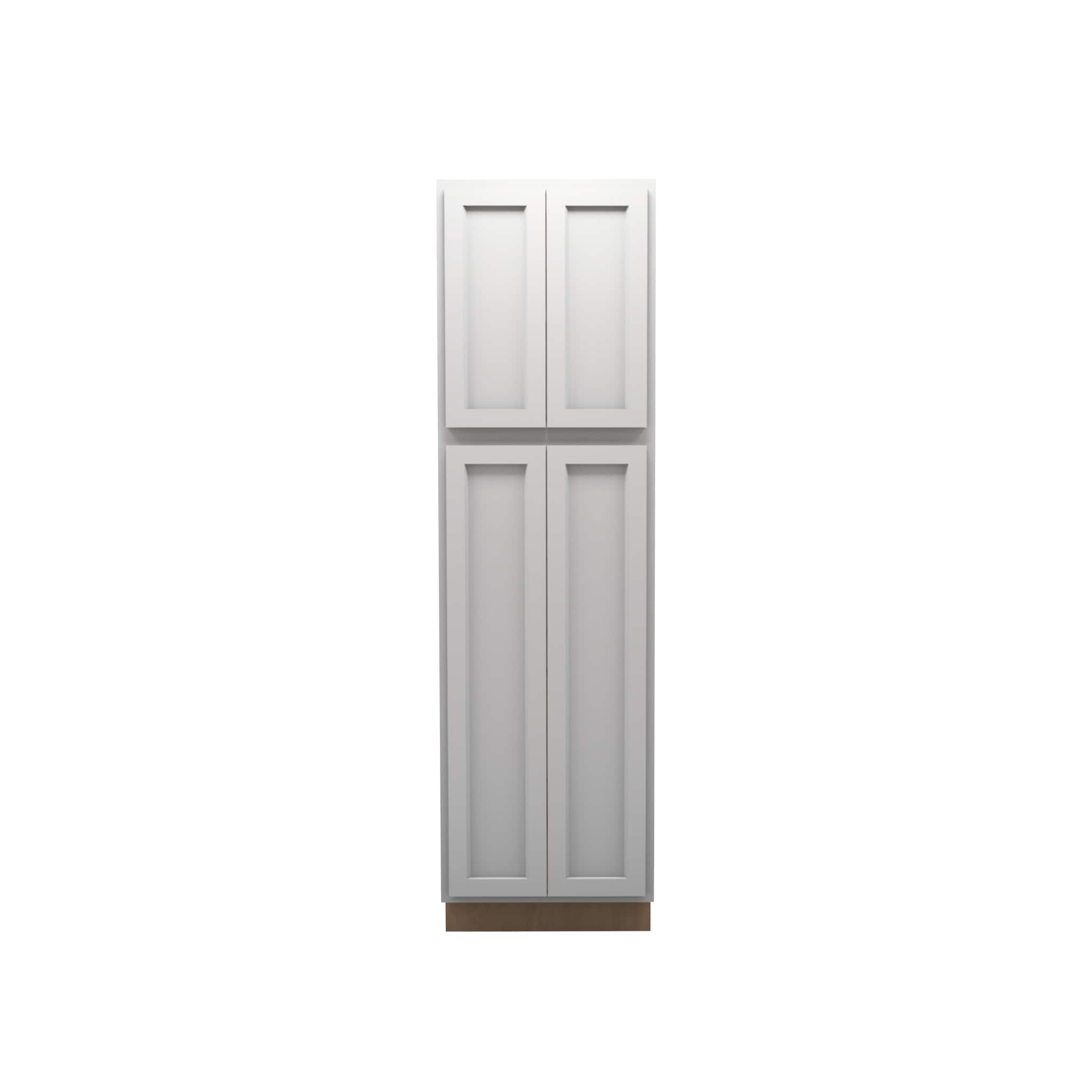 American Made Shaker RTA PC2484 Pantry Cabinet-Light Gray