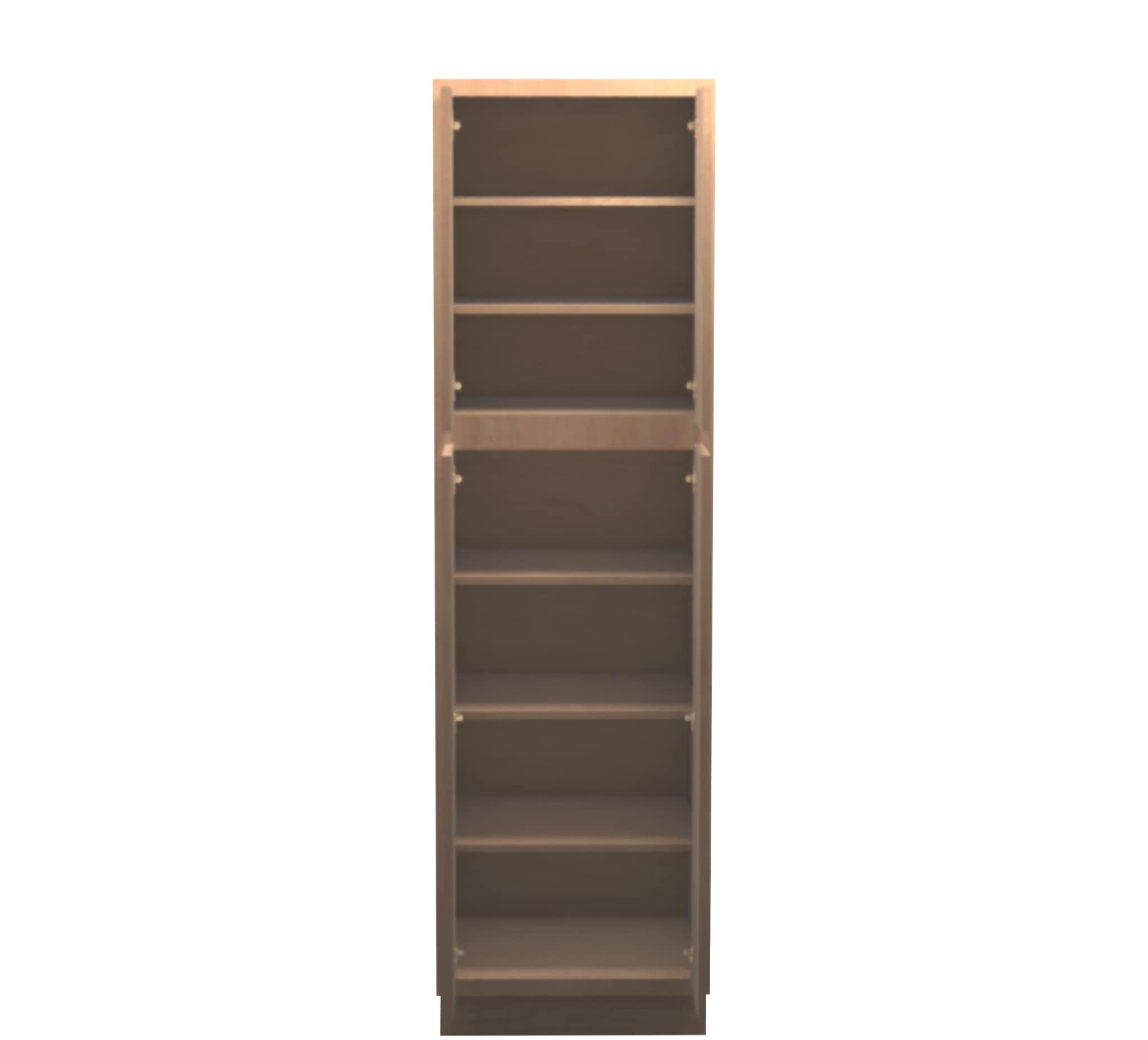 Unfinished Shaker Pantry Cabinet 24