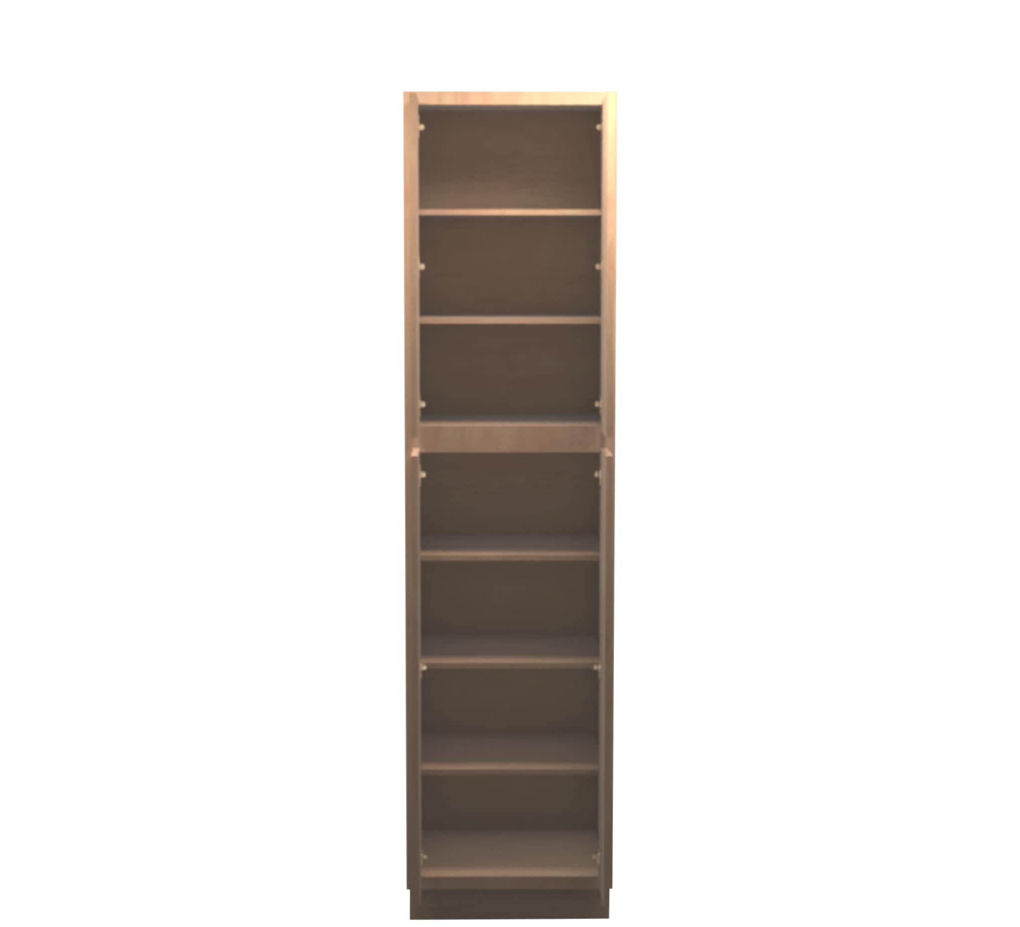 Unfinished Shaker Pantry Cabinet 24