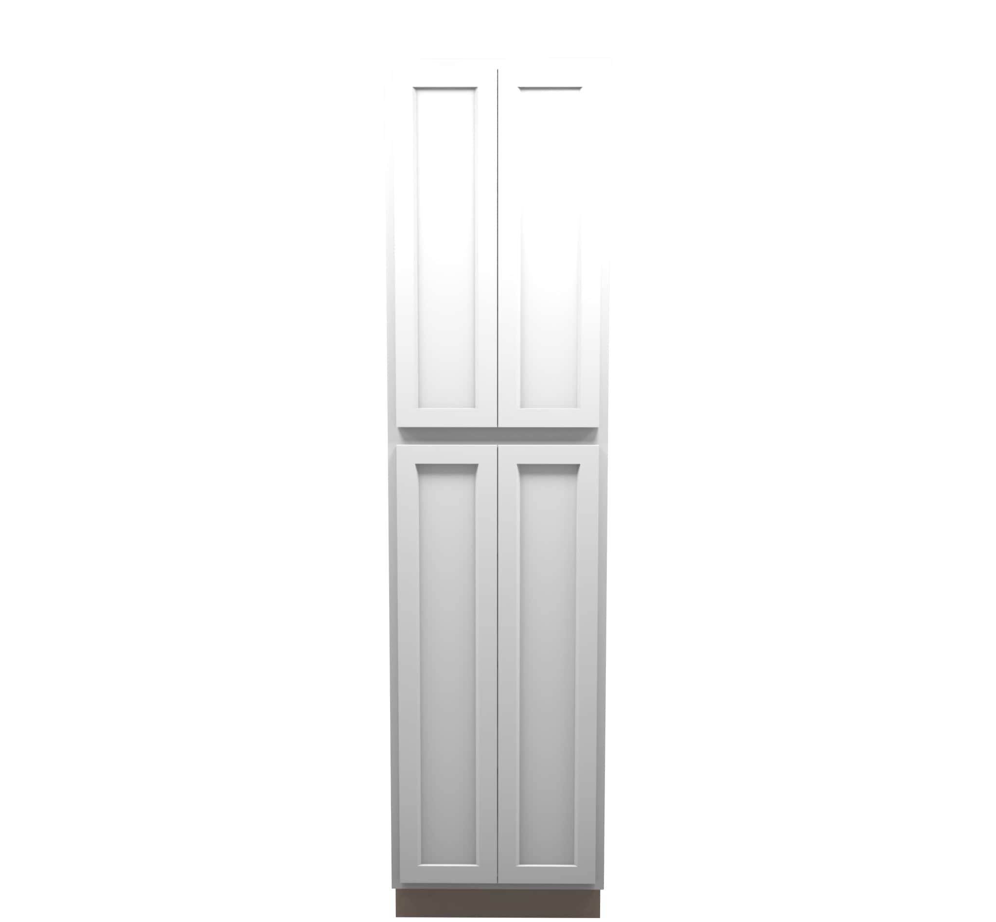 White Shaker Pantry Cabinet 24