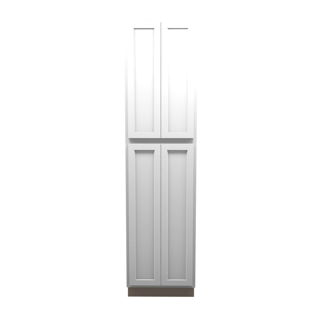 American Made Shaker RTA PC2496 Pantry Cabinet-White