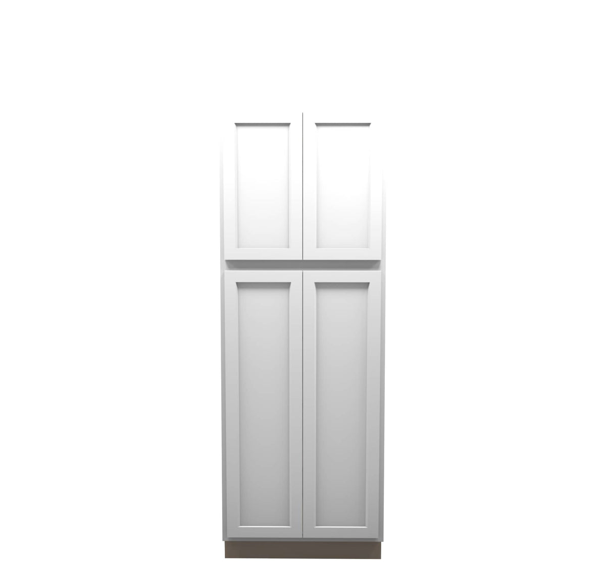White Shaker Pantry Cabinet 30