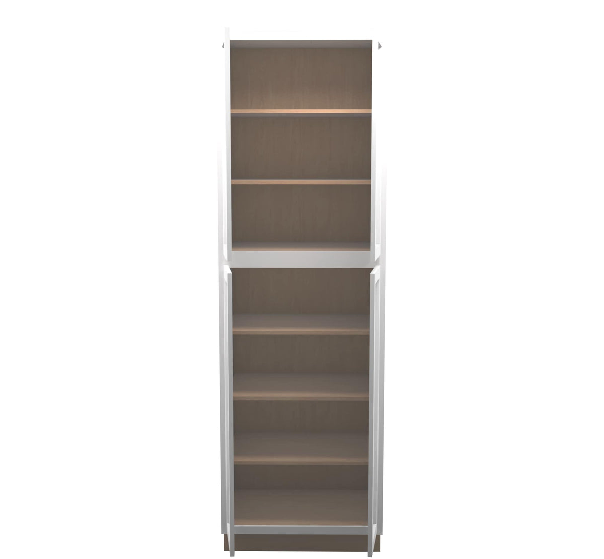 White Shaker Pantry Cabinet 30
