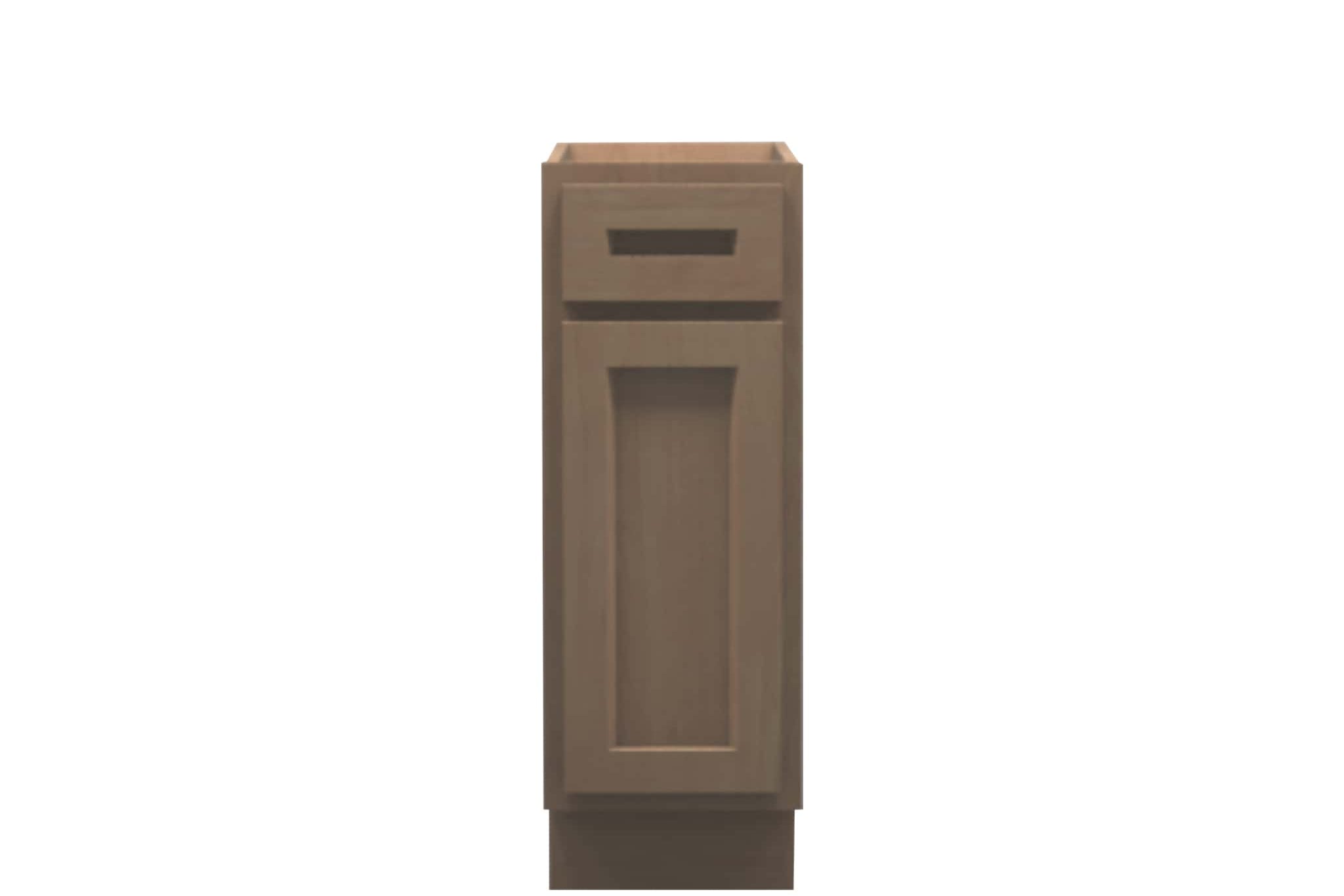 American Made Shaker RTA VB12 Vanity Base Cabinet-Unfinished Stain Grade