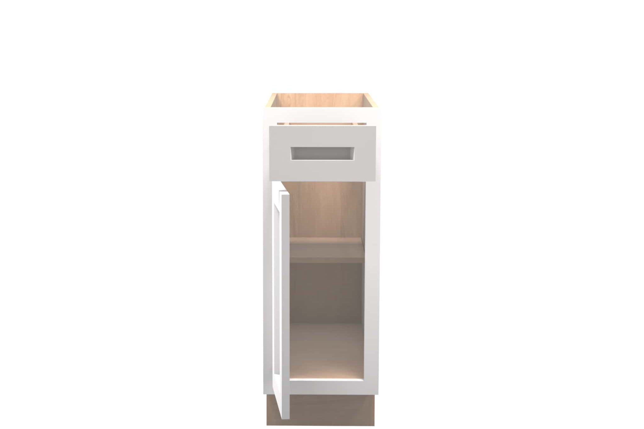 American Made Shaker RTA VB12 Vanity Base Cabinet-White