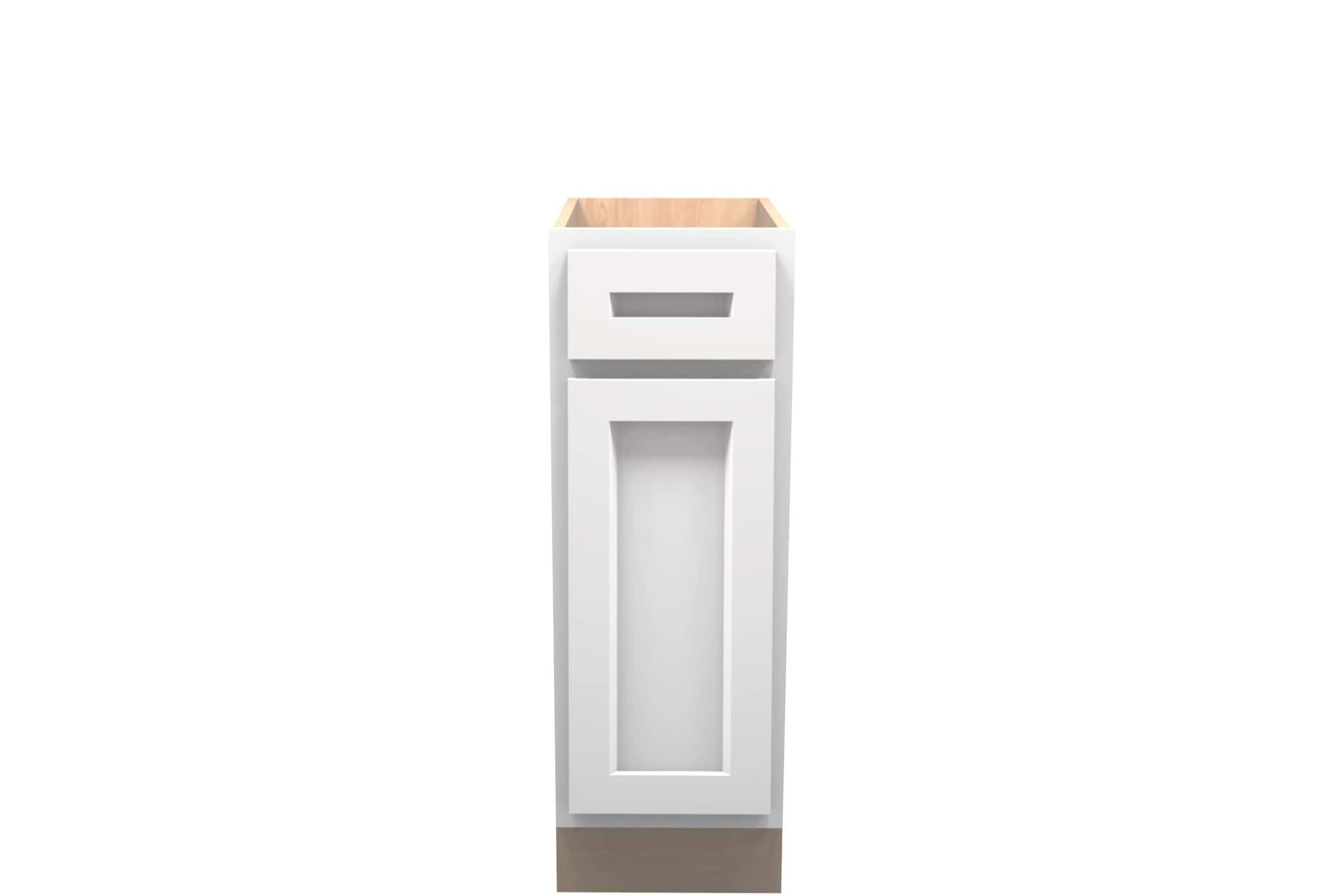 American Made Shaker RTA VB12 Vanity Base Cabinet-White