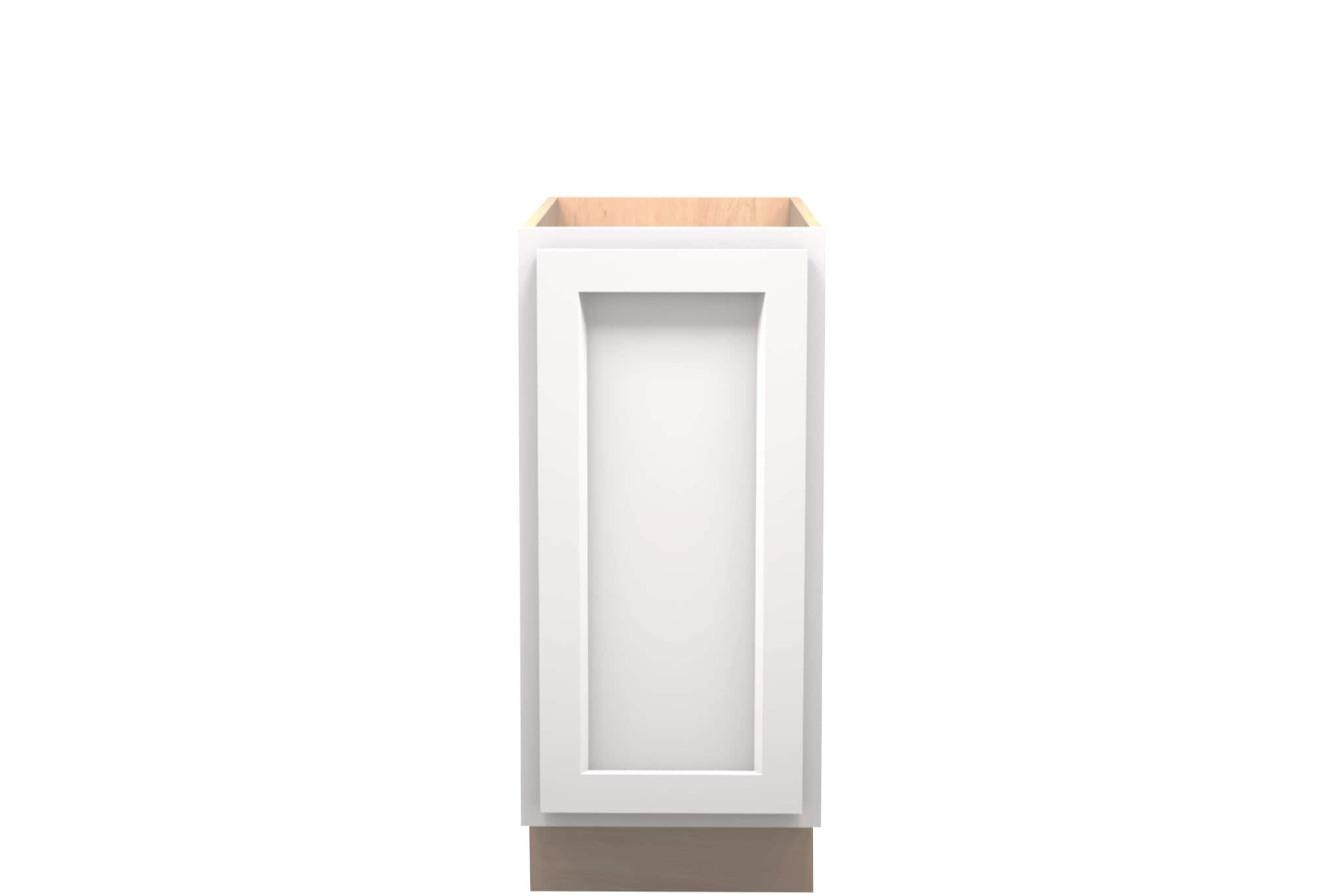 White Shaker Vanity Full Door Base Cabinet 15