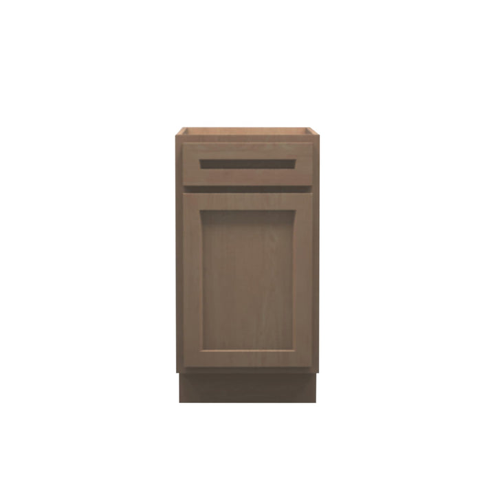 American Made Shaker RTA VB18 Vanity Base Cabinet-Unfinished Stain Grade