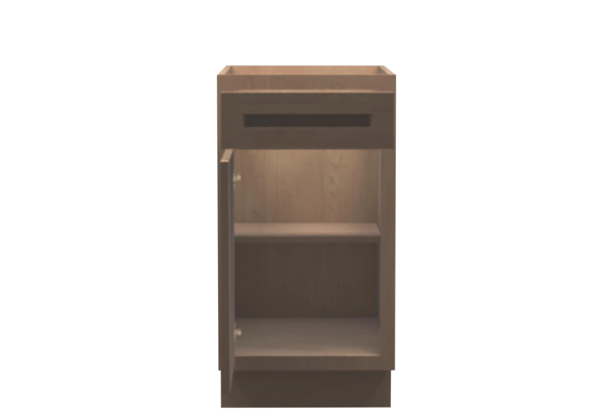 American Made Shaker RTA VB18 Vanity Base Cabinet-Unfinished Stain Grade