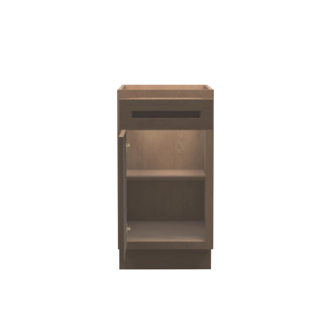 American Made Shaker RTA VB18 Vanity Base Cabinet-Unfinished Stain Grade