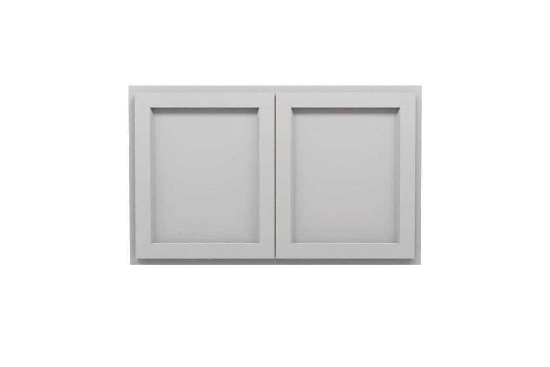 American Made Shaker RTA W392424 Wall Cabinet - Light Gray - American Made Cabinets