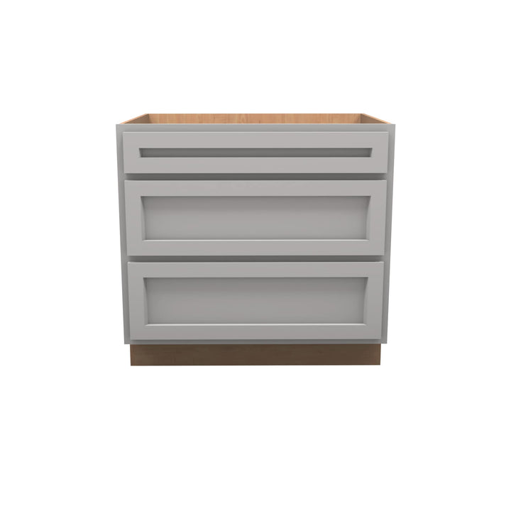 American Made -DB36 Drawer Base Cabinet-Light Grey