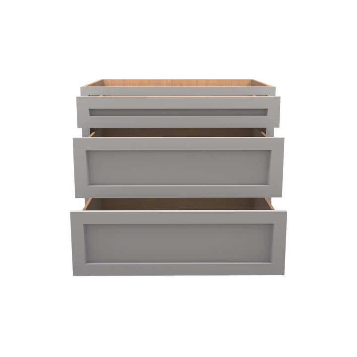 American Made -DB36 Drawer Base Cabinet-Light Grey