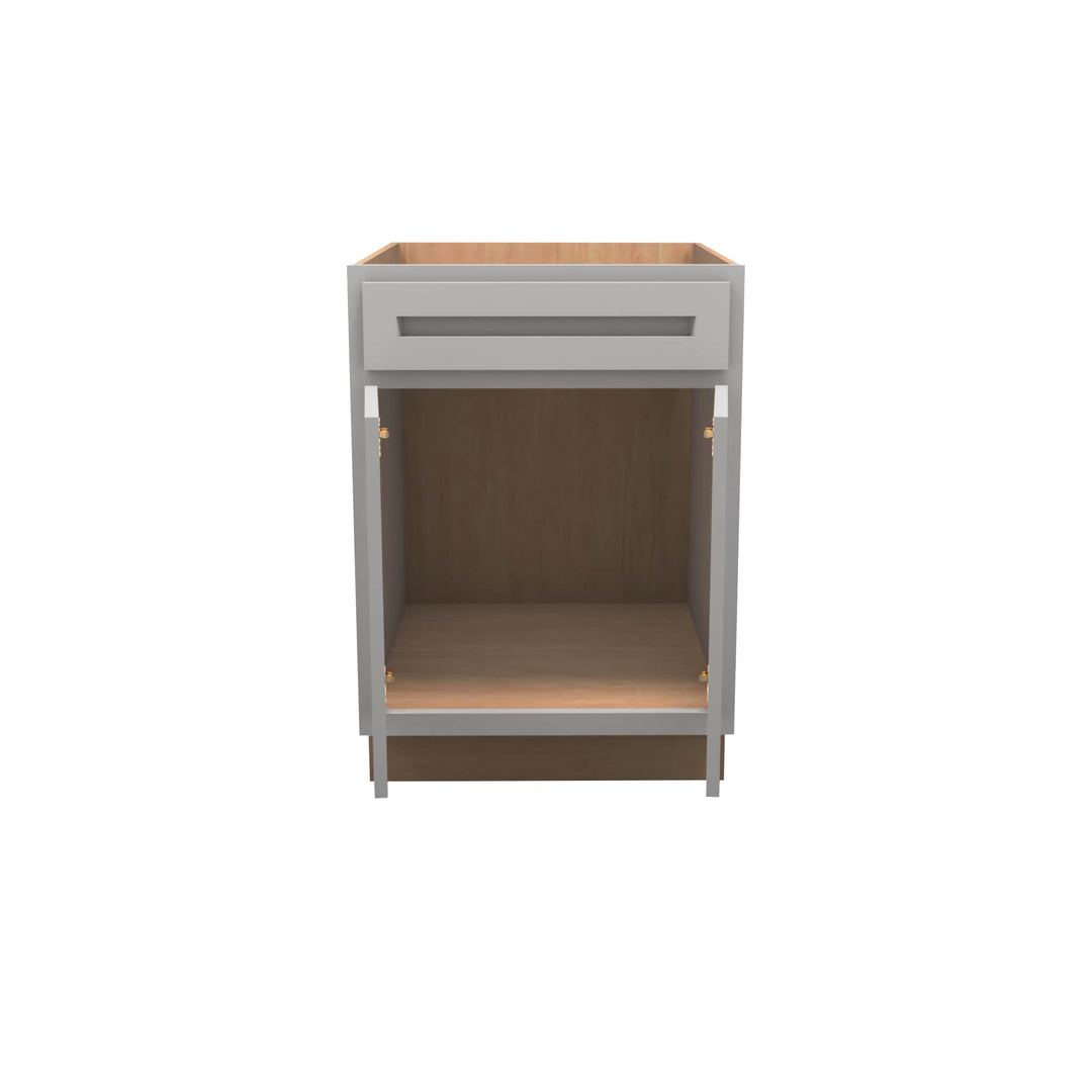American Made -SB24 Sink Base Cabinet-Light Grey