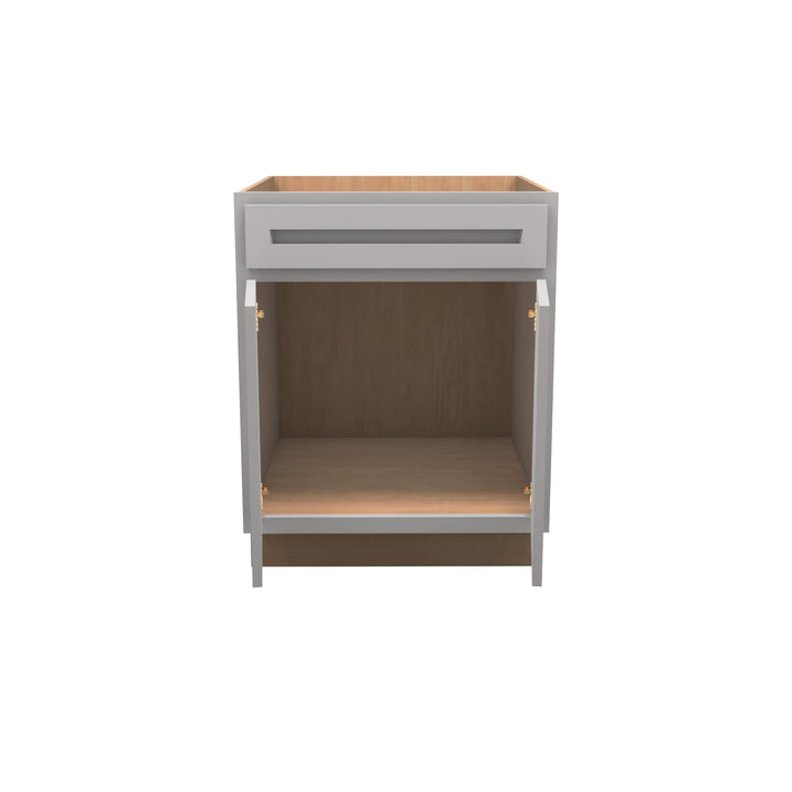 American Made -SB27 Sink Base Cabinet-Light Grey