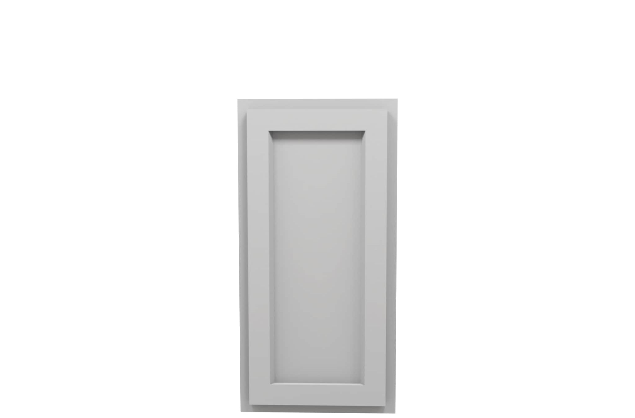 American Made Shaker RTA W1530 Wall Cabinet-Light Gray