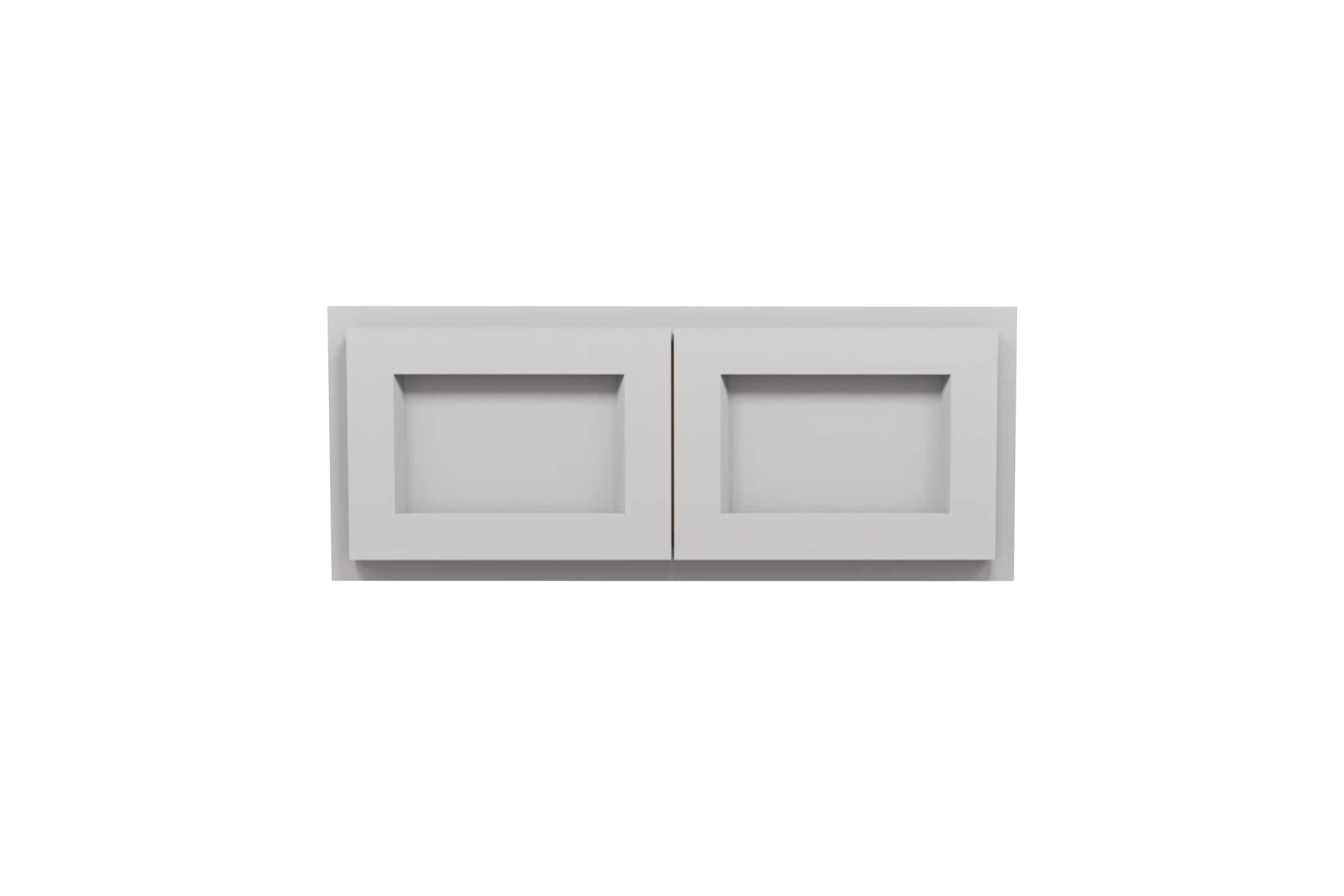 American Made Shaker RTA W3012 Wall Cabinet-Light Gray