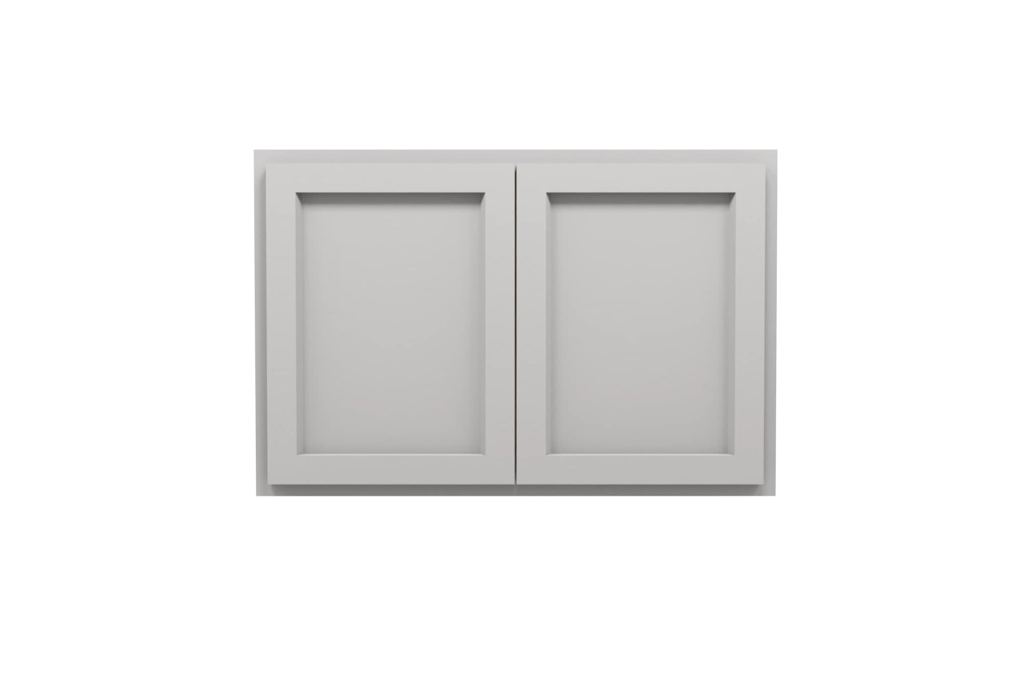 American Made Shaker RTA W362424 Wall Cabinet-Light Gray