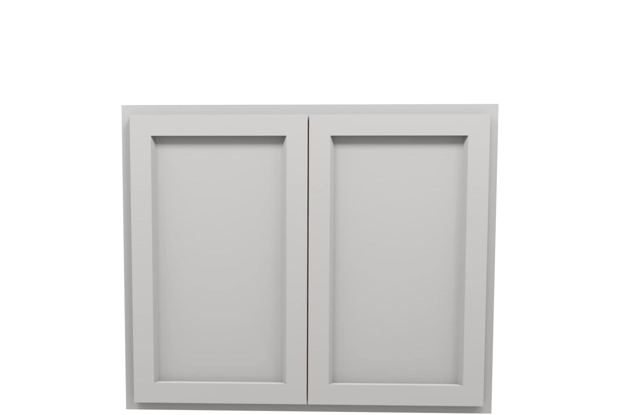 American Made Shaker RTA W3630 Wall Cabinet-Light Gray