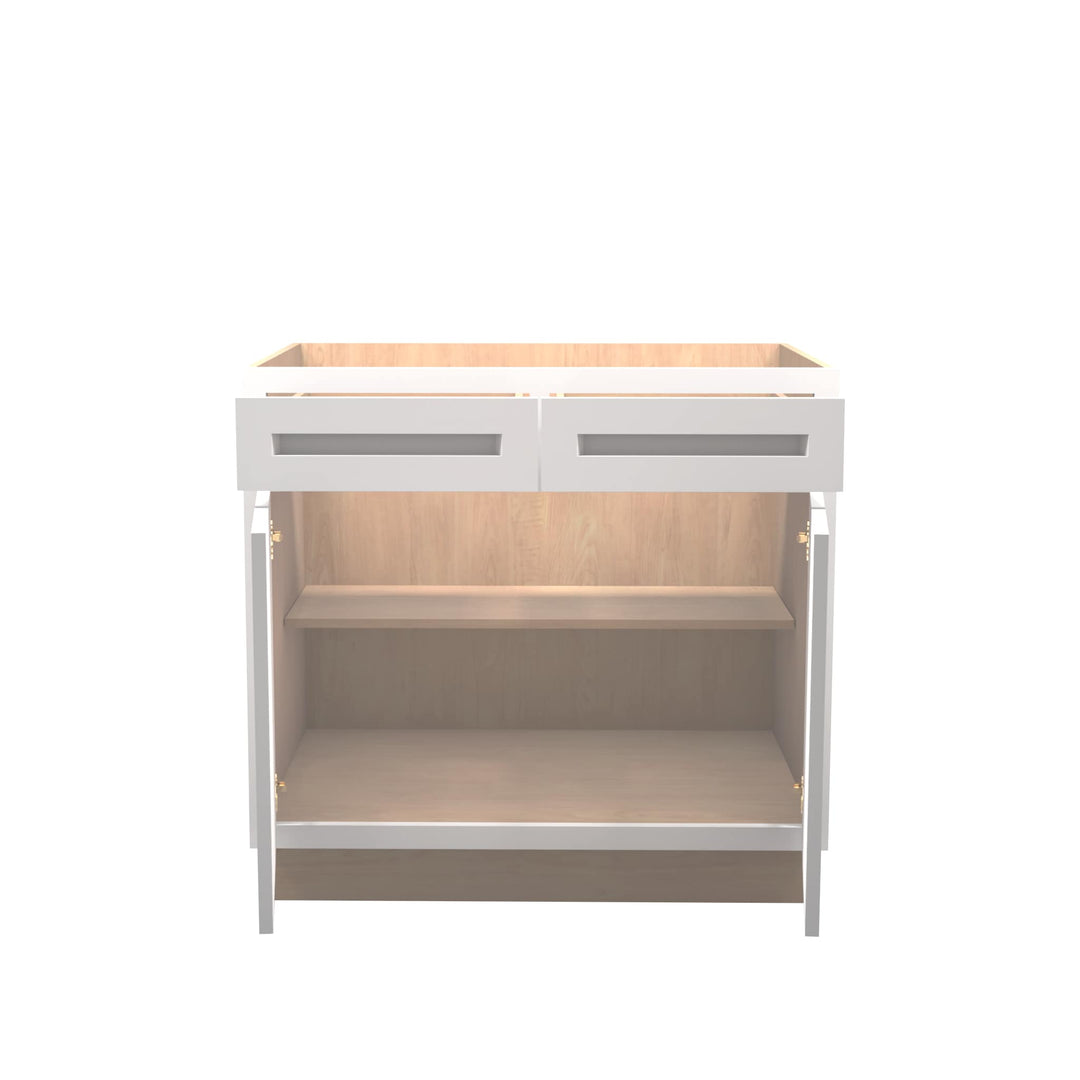 American Made -VB36 Vanity Base Cabinet-White