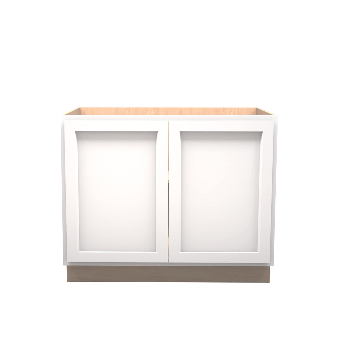 American Made Shaker RTA VB42FHD Vanity Full Height Door Base Cabinet-White