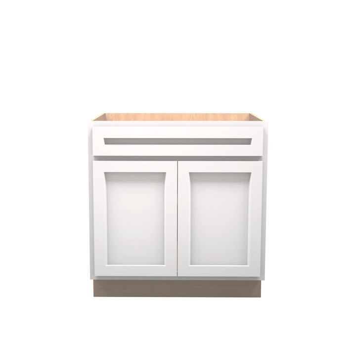 American Made Shaker RTA VSB33 Vanity Sink Base Cabinet-White