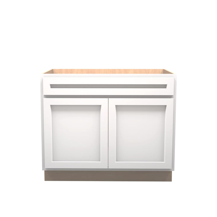 American Made Shaker RTA VSB42 Vanity Sink Base Cabinet-White