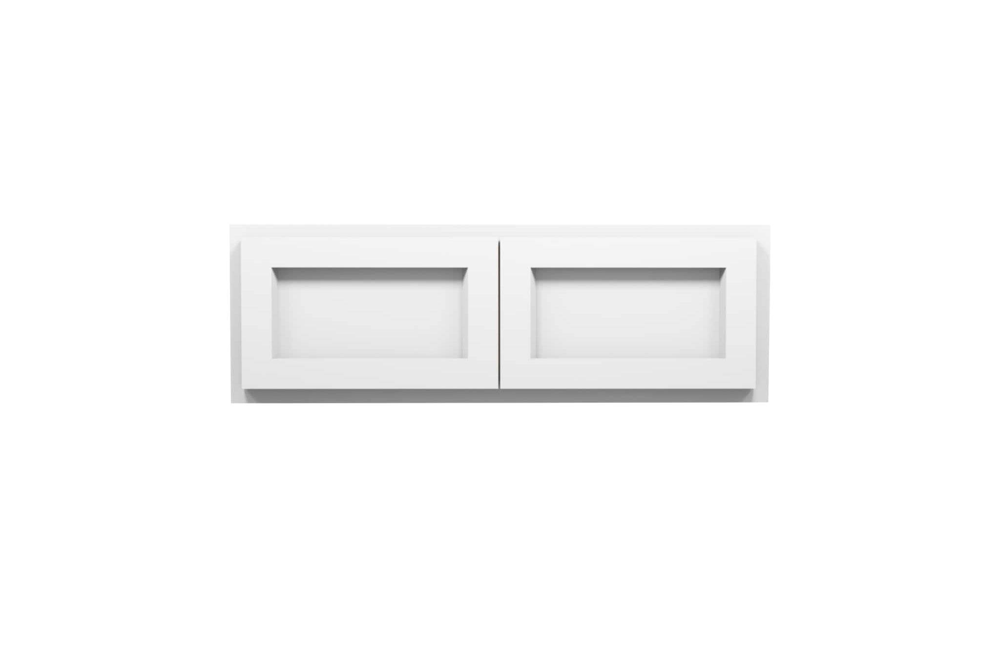 American Made Shaker RTA W3612 Wall Cabinet-White