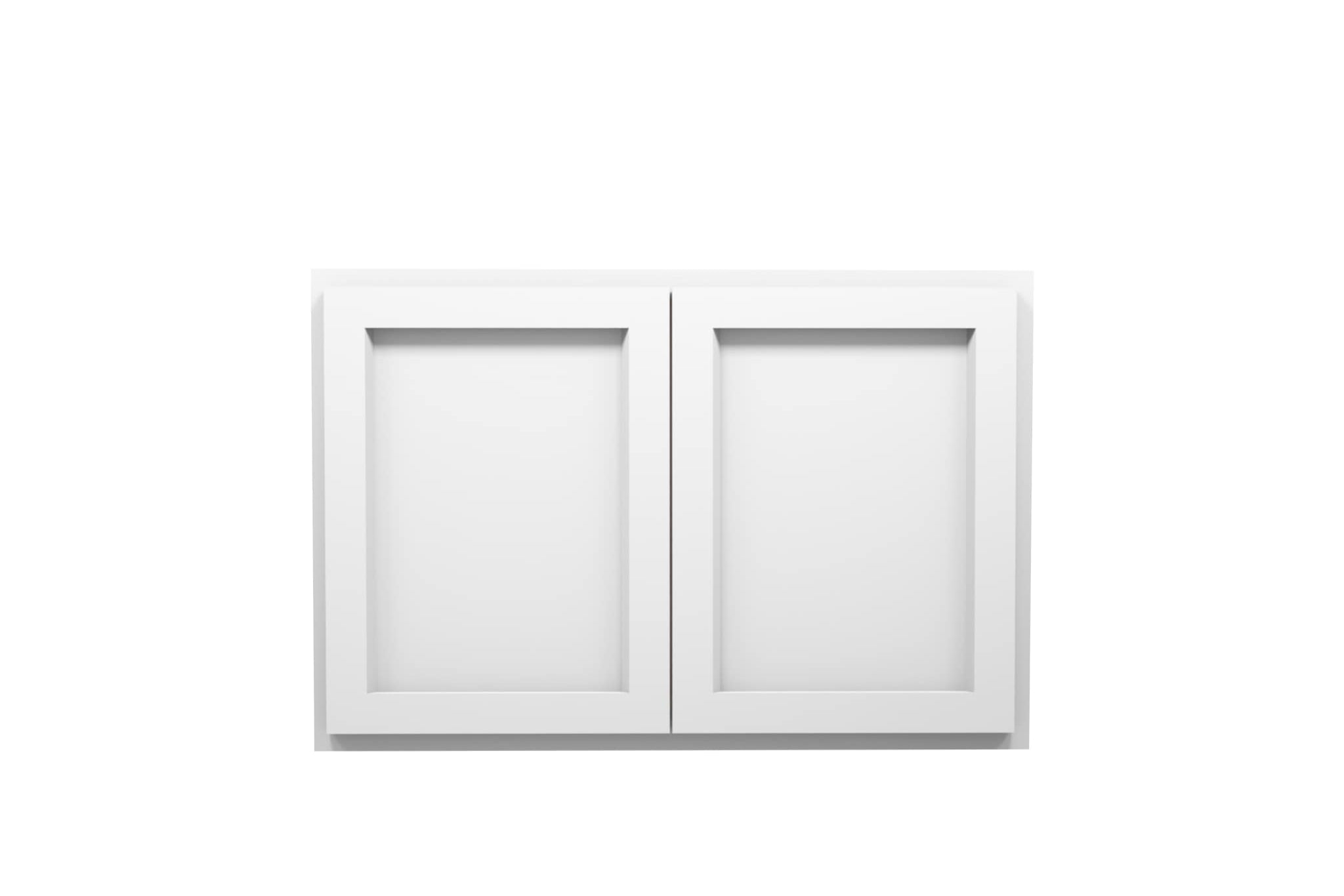 American Made Shaker RTA W362424 Wall Cabinet-White