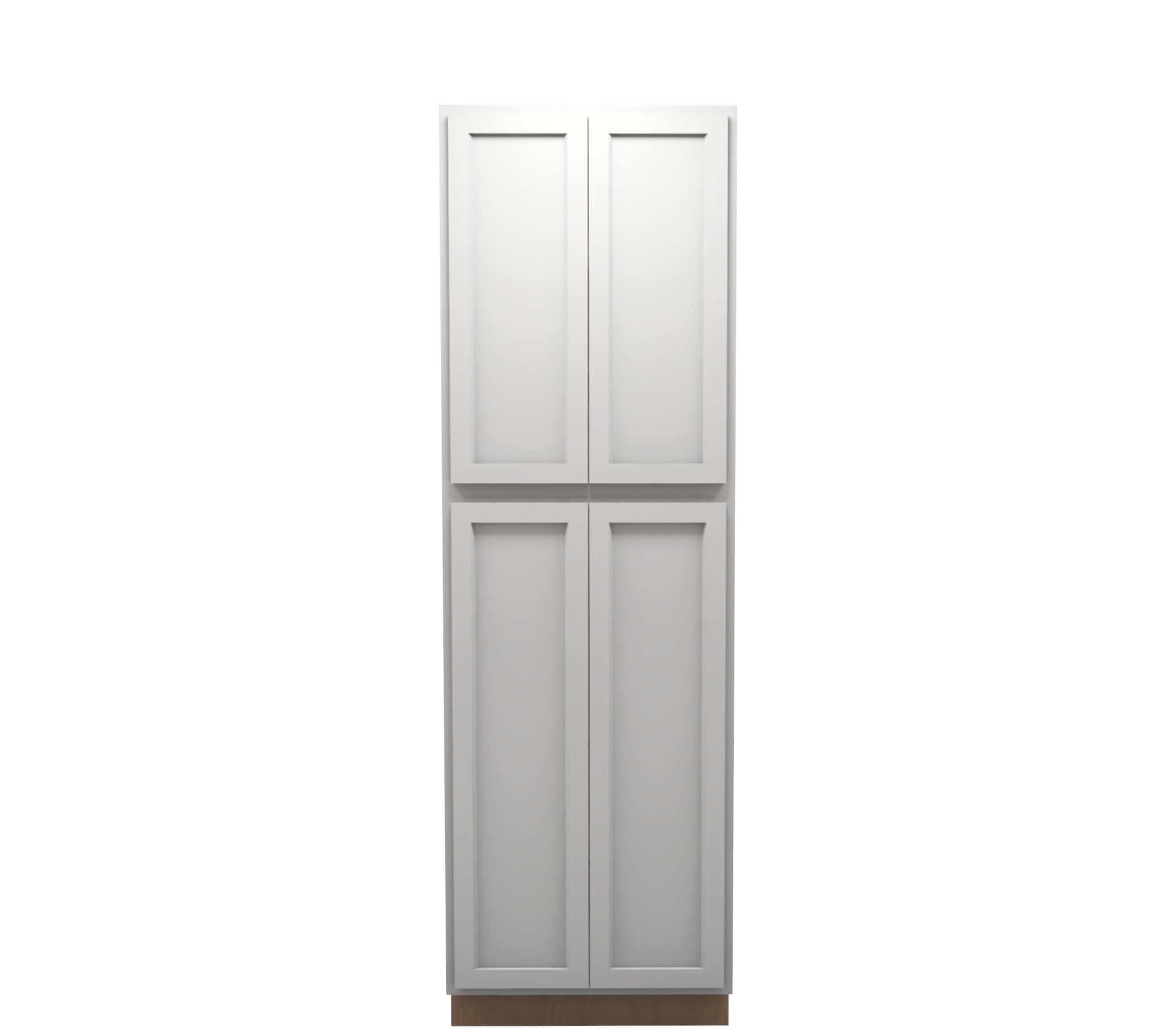 Lite Gray Shaker Pantry Cabinet 30
