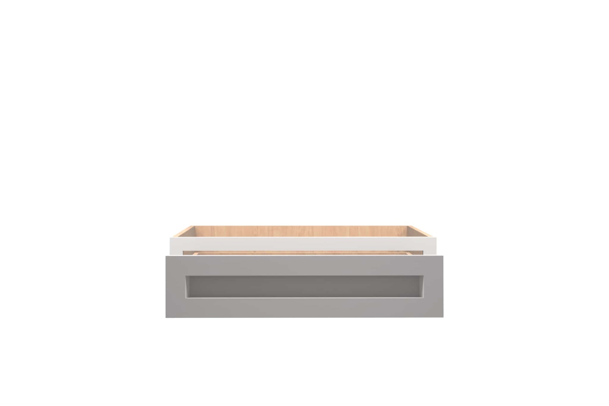 American Made Shaker RTA VDD30 Vanity Desk Drawer Cabinet - White - American Made Cabinets