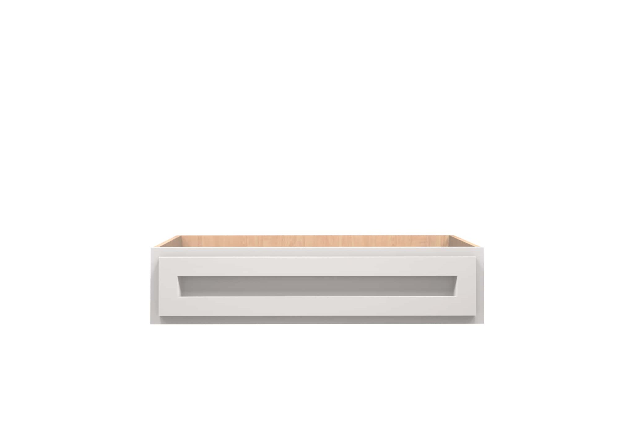American Made Shaker RTA VDD36 Vanity Desk Drawer Cabinet - White - American Made Cabinets