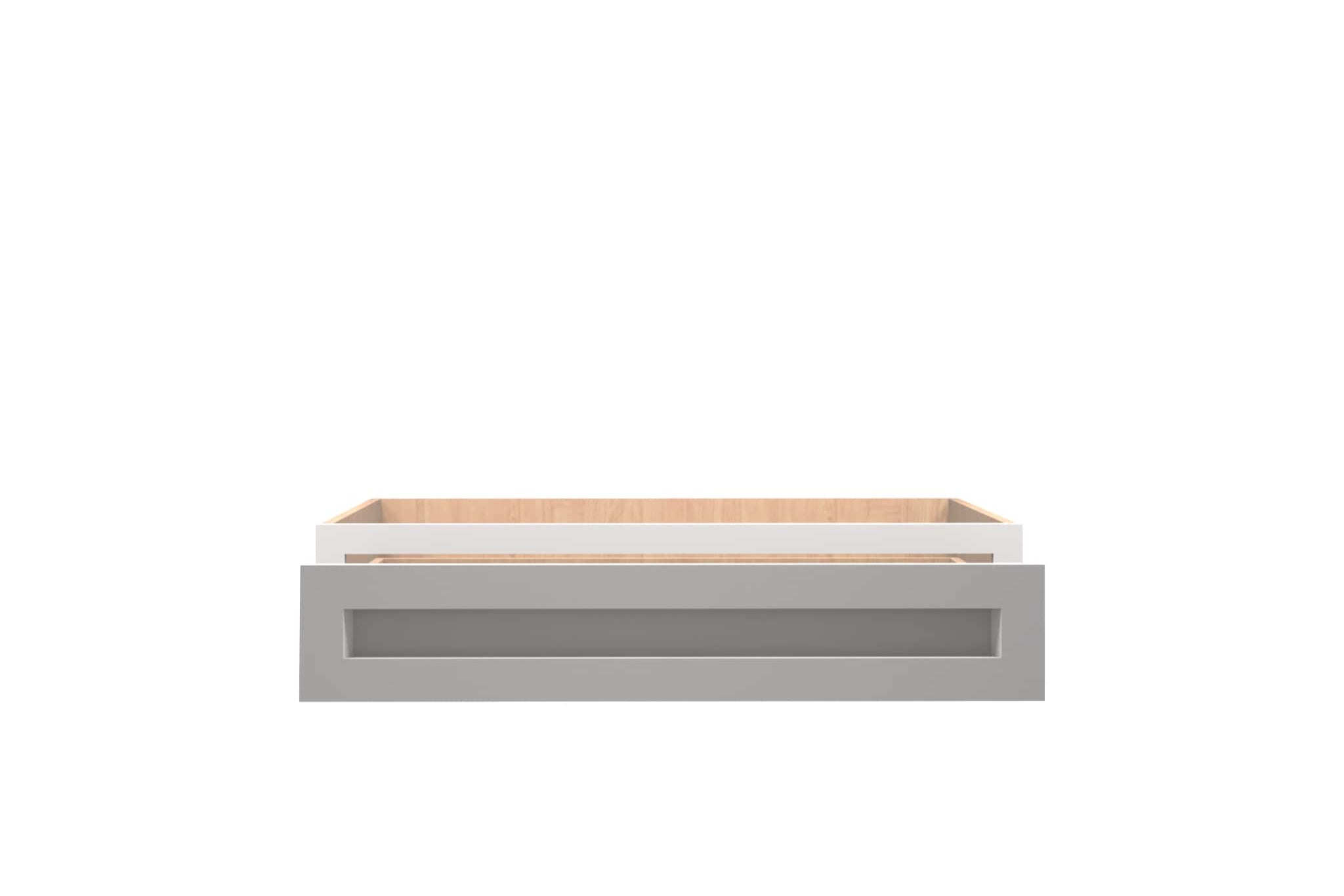 American Made Shaker RTA VDD36 Vanity Desk Drawer Cabinet - White - American Made Cabinets