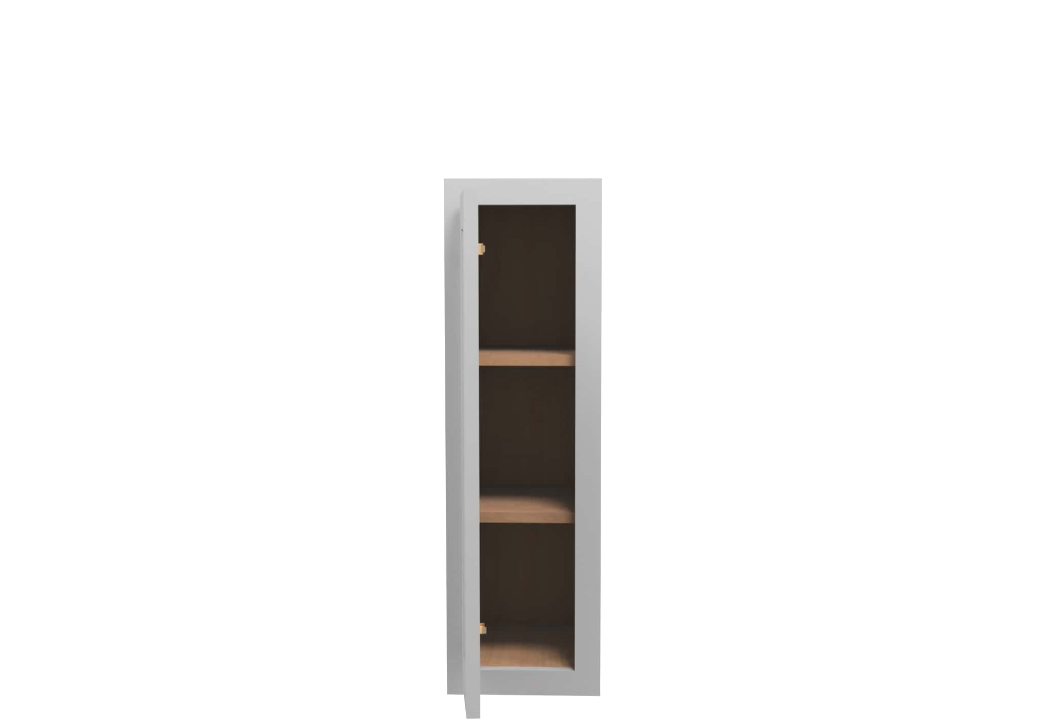 Lite Gray Shaker Wall Cabinet 9