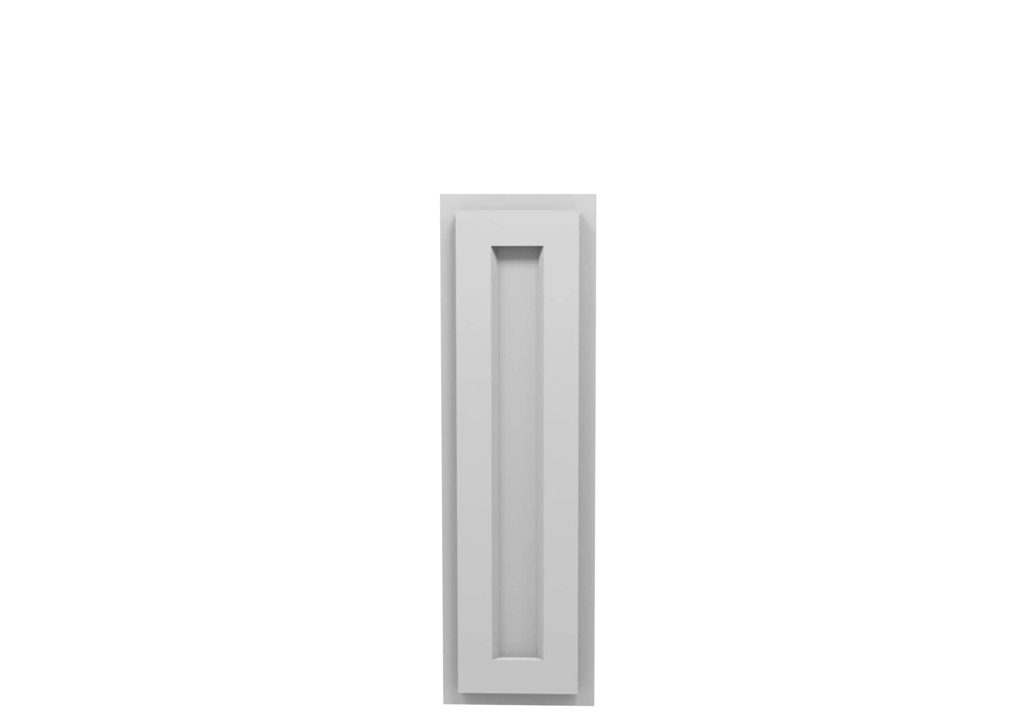 Lite Gray Shaker Wall Cabinet 9