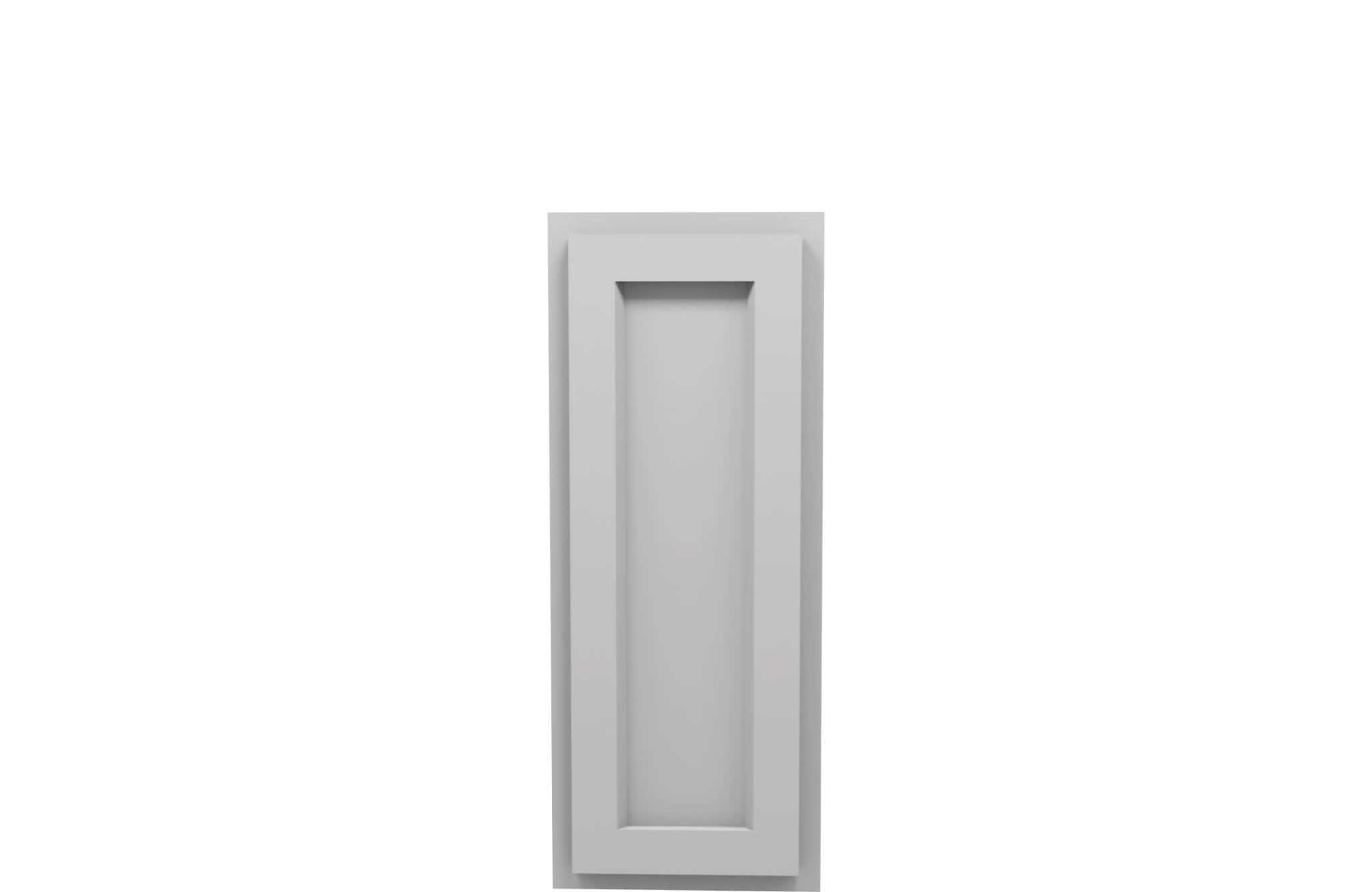 Lite Gray Shaker Wall Cabinet 12
