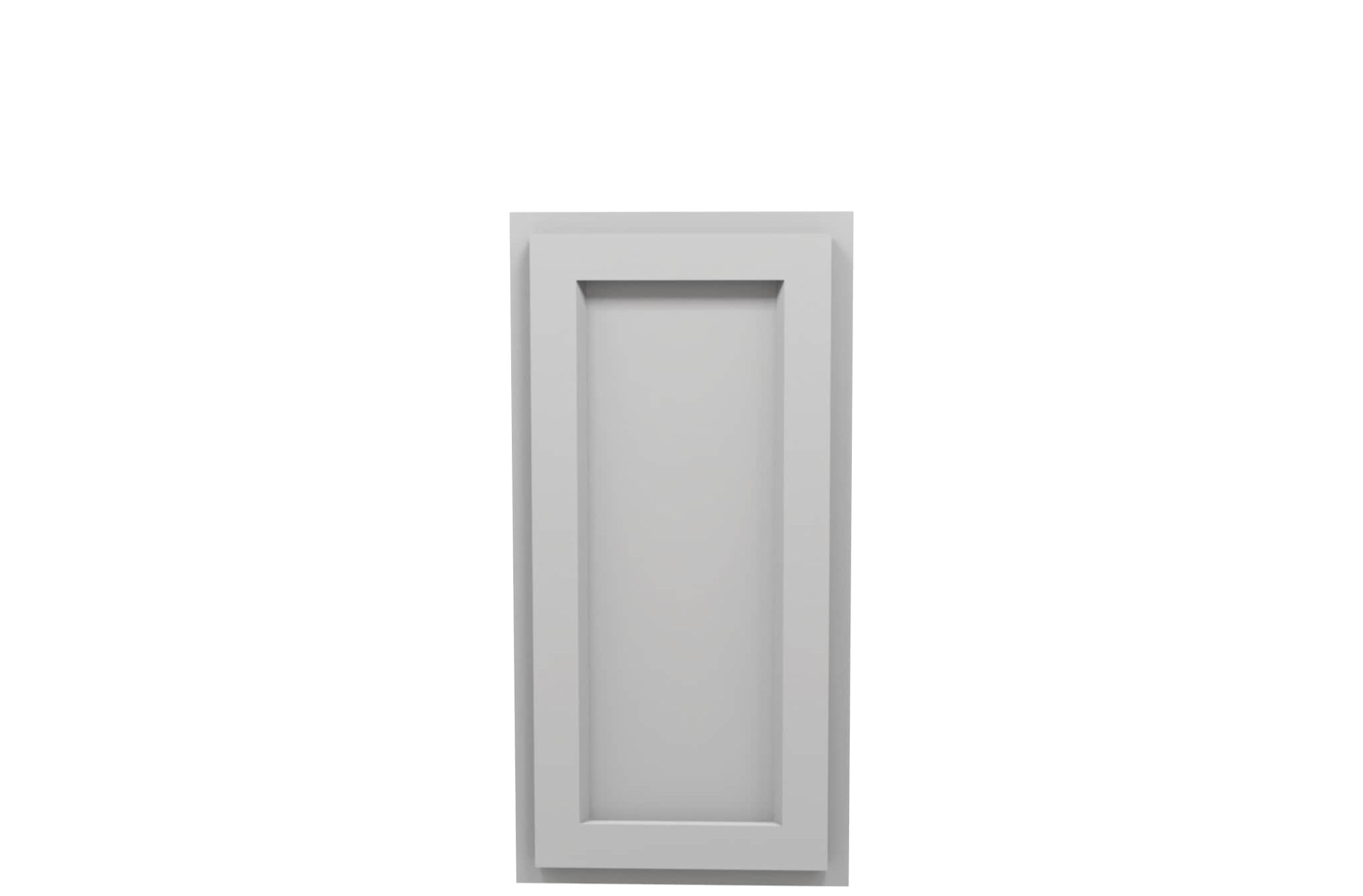 Lite Gray Shaker Wall Cabinet 15