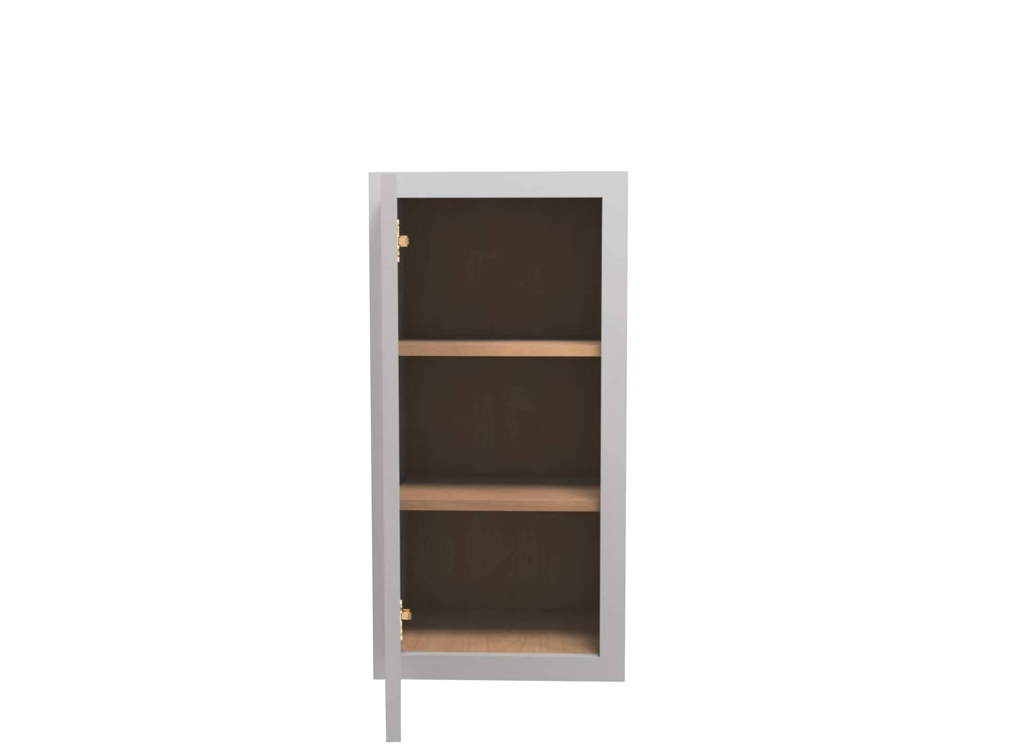 Lite Gray Shaker Wall Cabinet 15