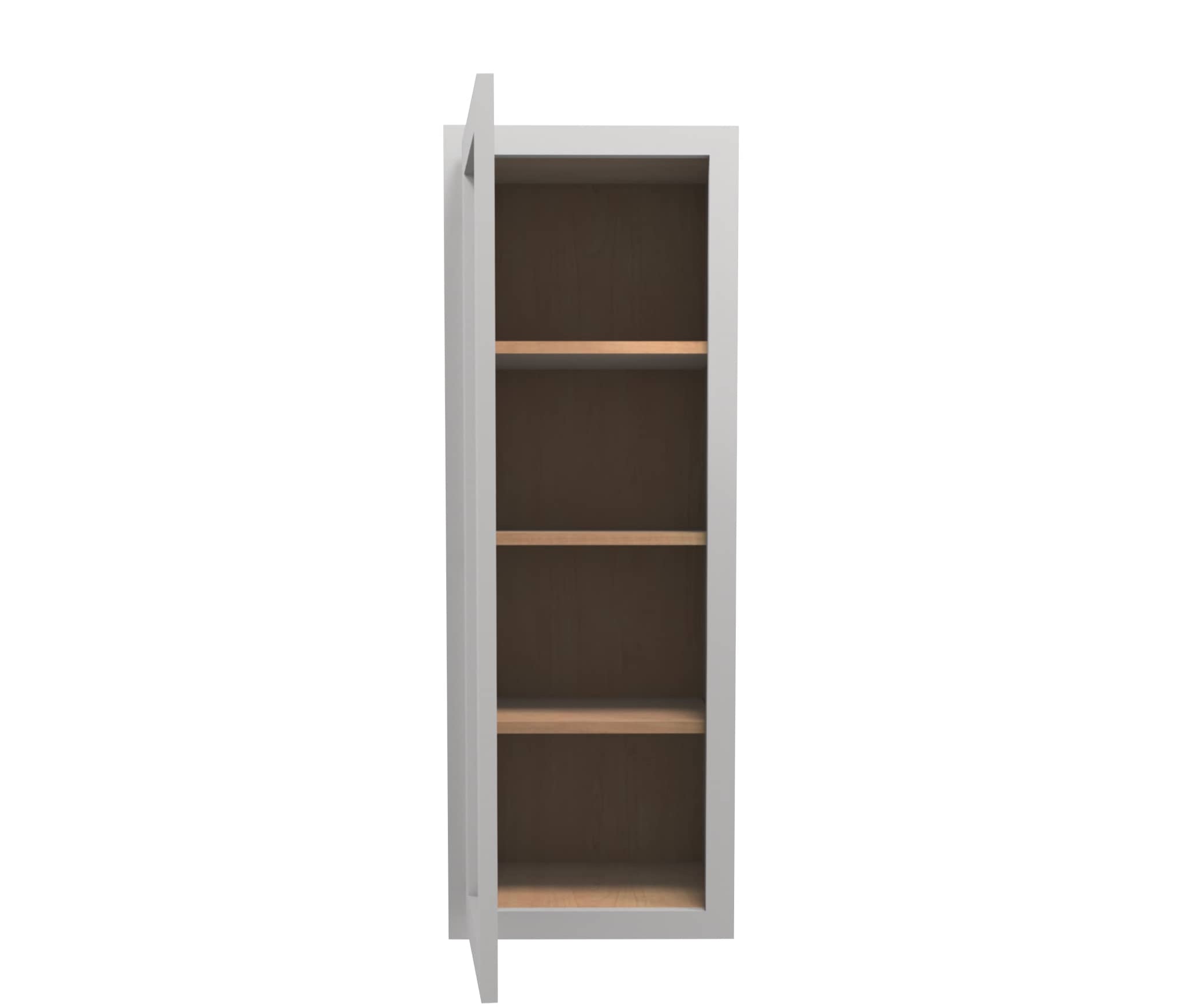Lite Gray Shaker Wall Cabinet 15
