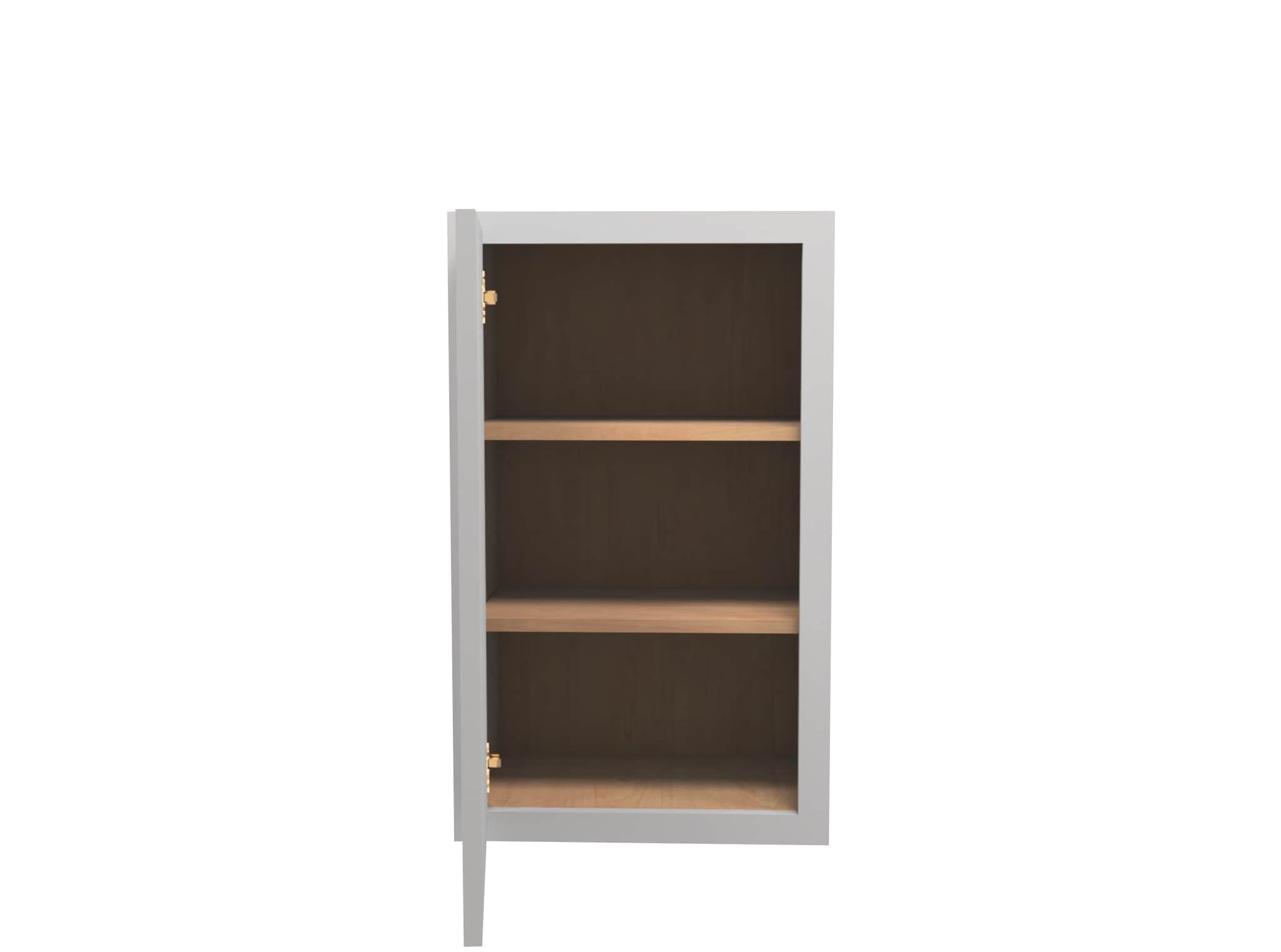 Lite Gray Shaker Wall Cabinet 18
