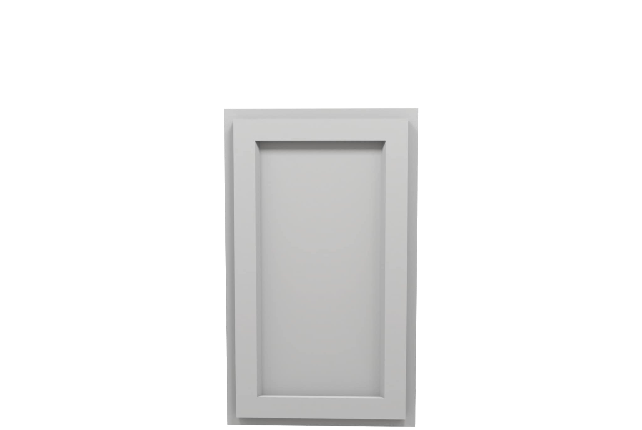 Lite Gray Shaker Wall Cabinet 18