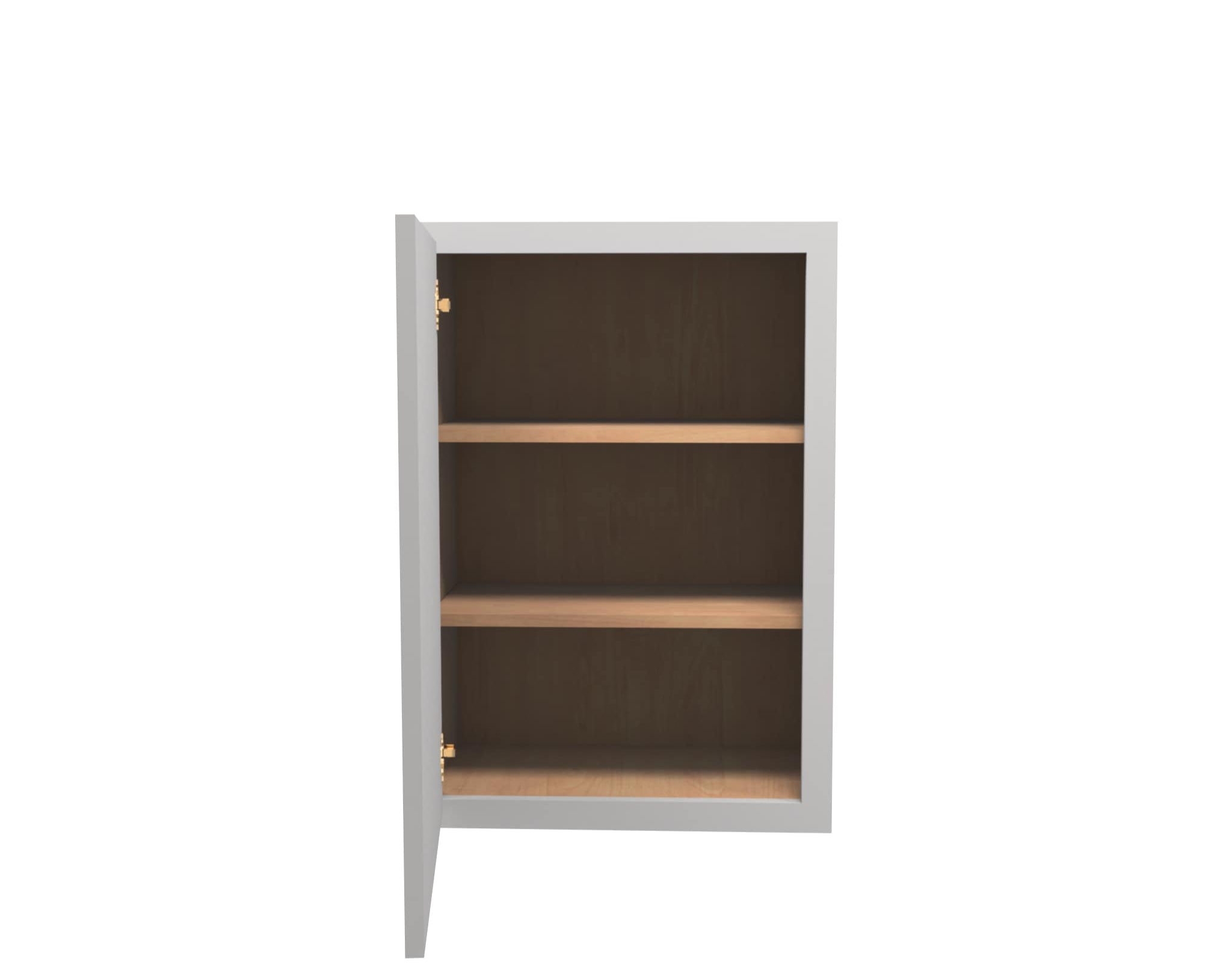 Lite Gray Shaker Wall Cabinet 21