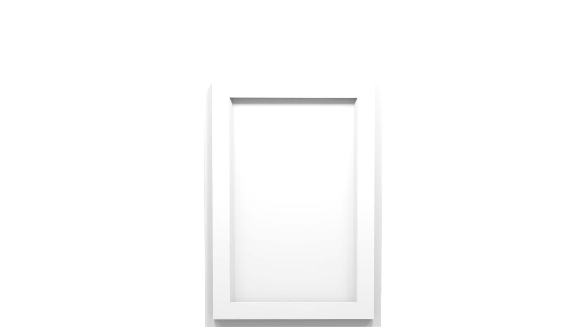 American Made Shaker RTA W2130 Wall Cabinet - White - American Made Cabinets