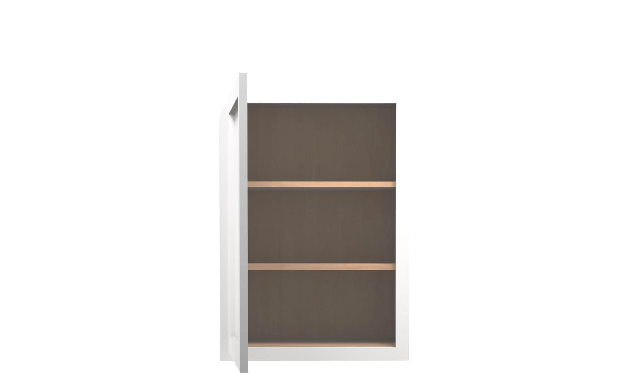 American Made Shaker RTA W2130 Wall Cabinet - White - American Made Cabinets