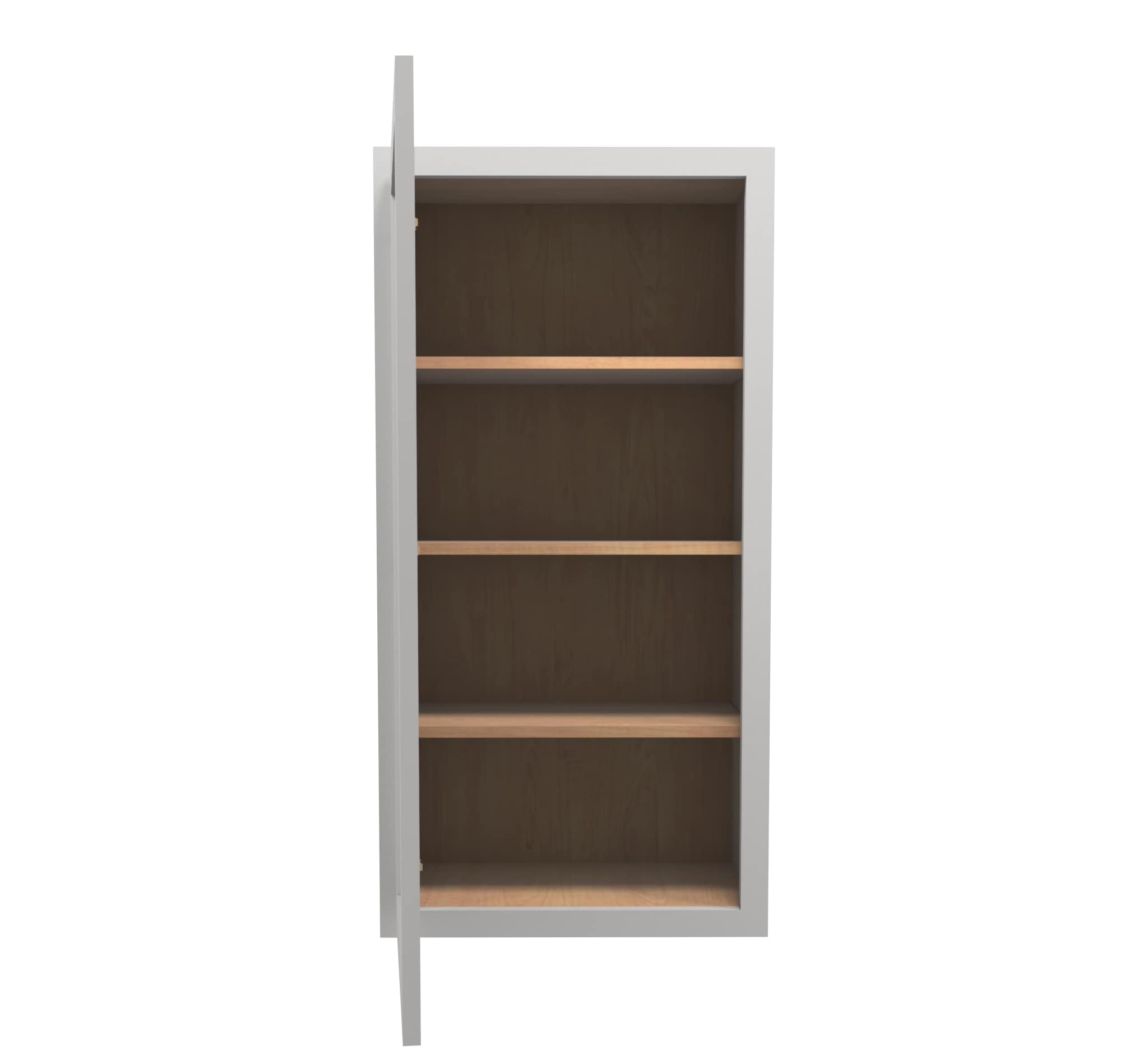 Lite Gray Shaker Wall Cabinet 21