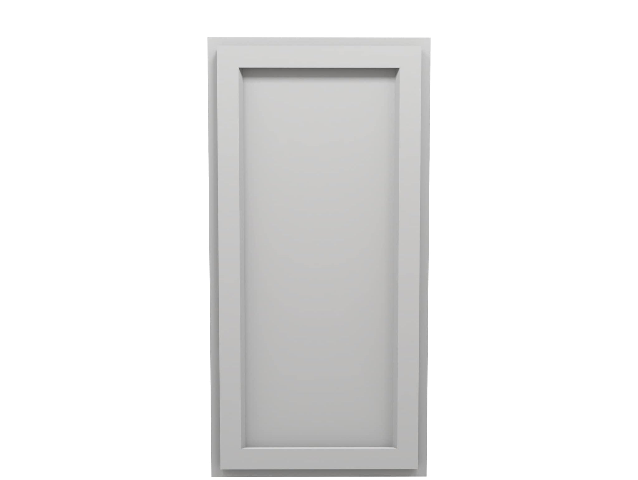 Lite Gray Shaker Wall Cabinet 21