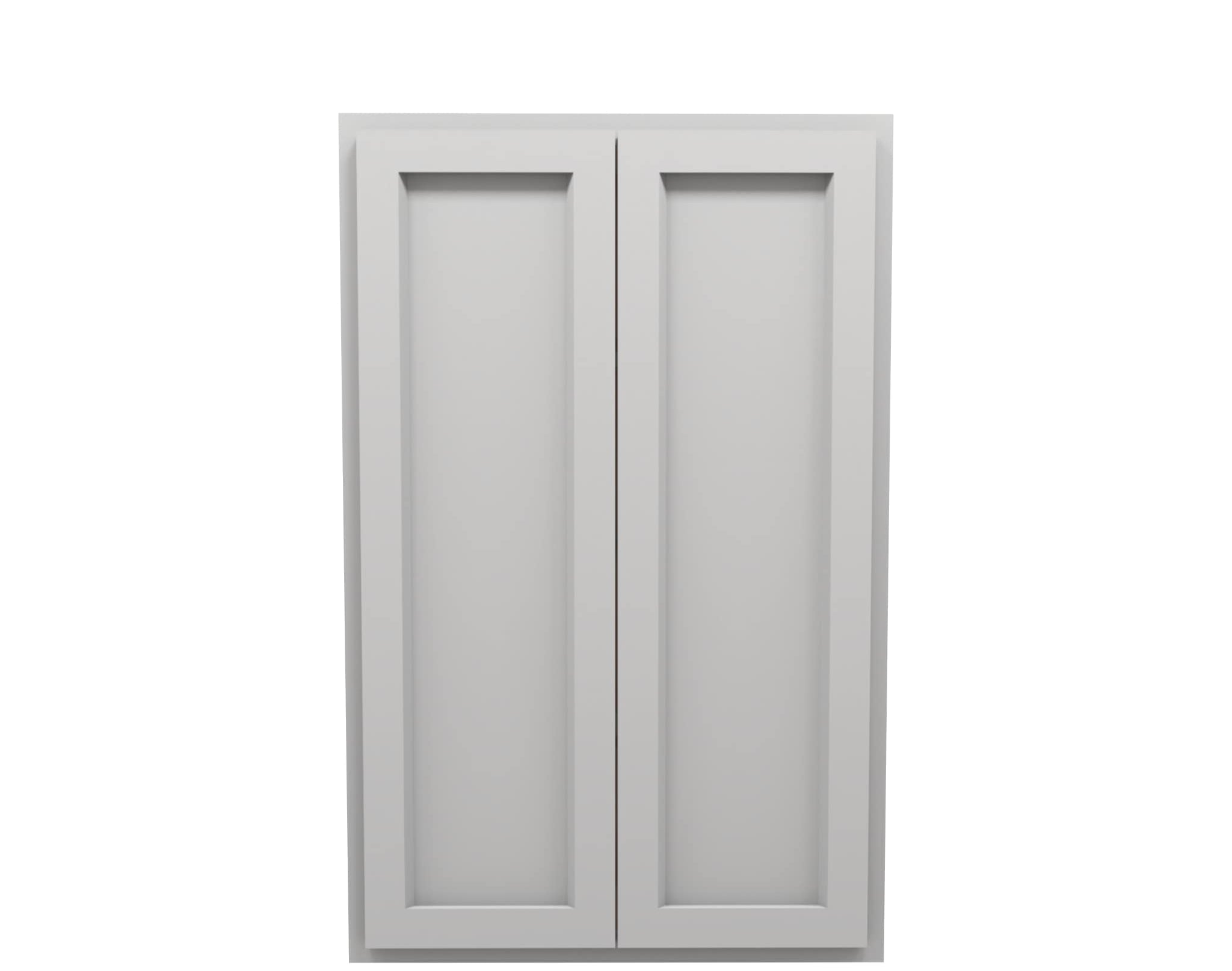 American Made Shaker RTA W2742 Wall Cabinet - Light Gray - American Made Cabinets