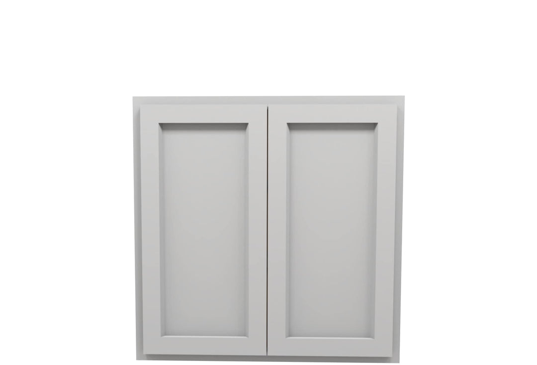 American Made Shaker RTA W3030 Wall Cabinet - Light Gray - American Made Cabinets