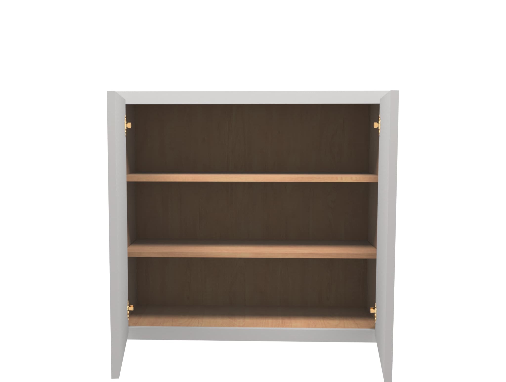 Lite Gray Shaker Wall Cabinet 33