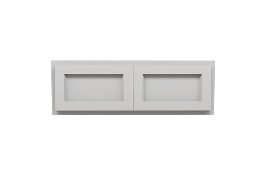 American Made Shaker RTA W3612 Wall Cabinet - Light Gray - American Made Cabinets